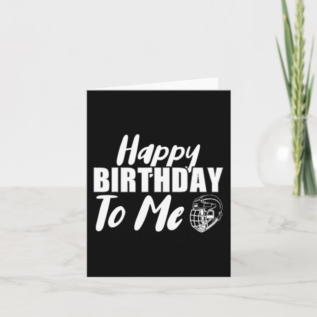 Alles Gute zum Geburtstag zum Eishockey-Eishockeys Karte (Vorderseite)