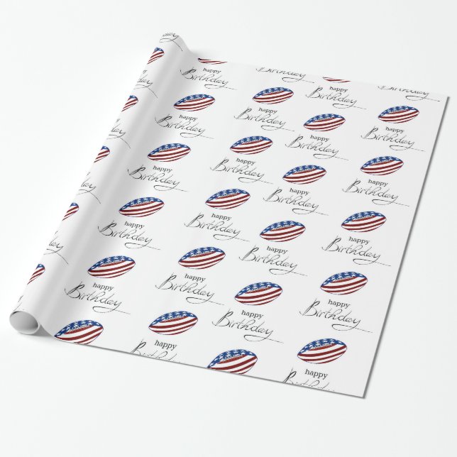 Alles- Gute zum Geburtstagamerikanischer Geschenkpapier (Ungerollt)