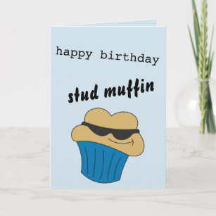 Alles- Gute zum Geburtstagbolzen-Muffin-Karte für Karte