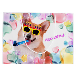 Alles Gute zum GeburtstagCorgi Große Geschenktüte