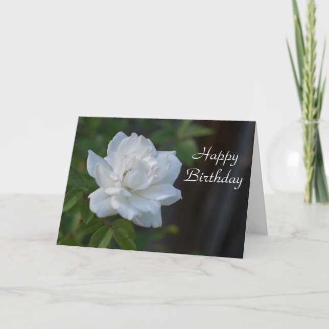Alles Gute zum GeburtstagGardenia Karte (Vorderseite)