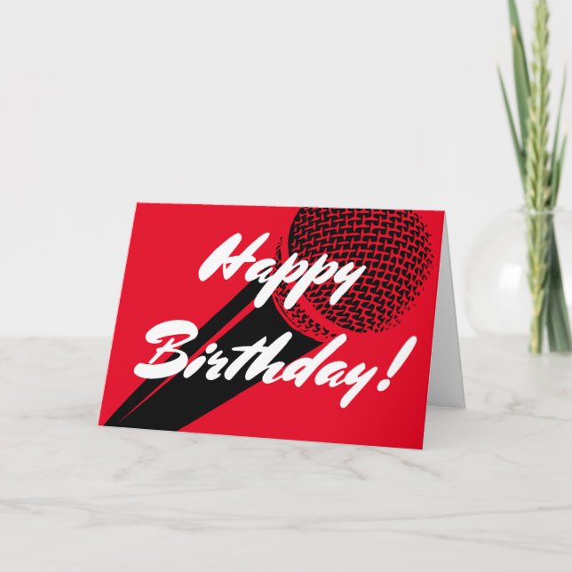 Alles Gute zum Geburtstaggrußkarte mit Karte (Vorderseite)