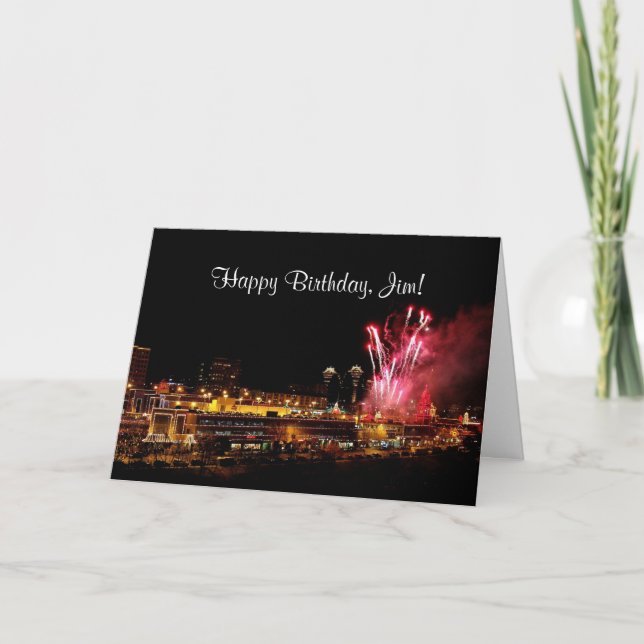 Alles- Gute zum Geburtstagkansas- Karte (Vorderseite)