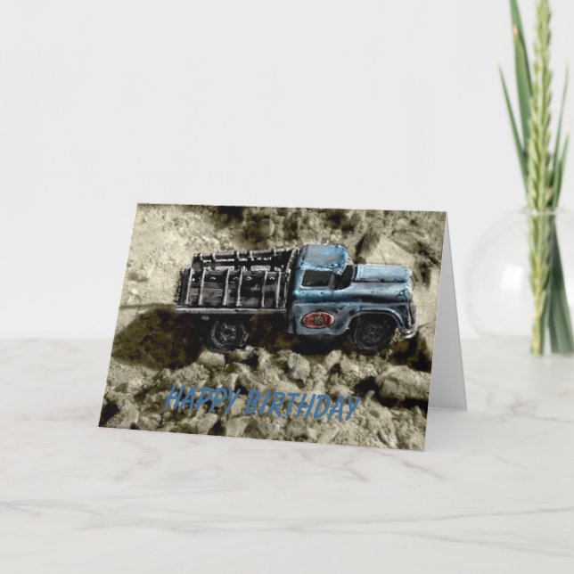 Alles- Gute zum Geburtstaglkw Karte (Vorderseite)