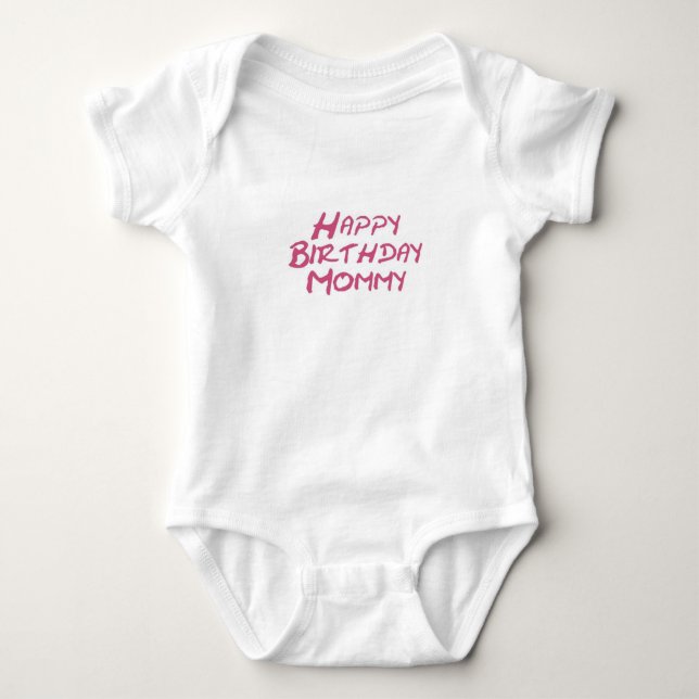 Alles- Gute zum Geburtstagmama Baby Strampler (Vorderseite)