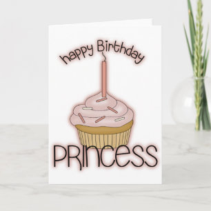Alles- Gute zum Geburtstagprinzessin Karte