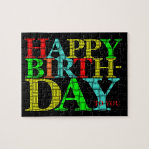 Alles- Gute zum Geburtstagpuzzlespiel