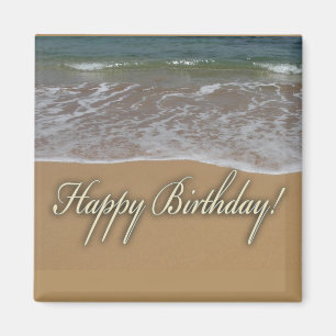 Alles- Gute zum Geburtstagsand-Strand Magnet