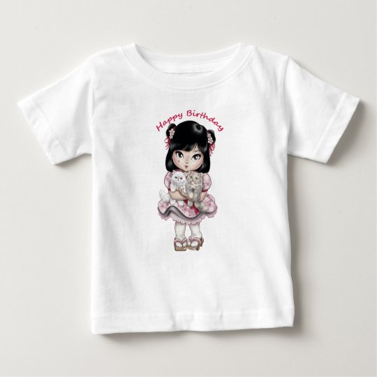Alles- Gute zum GeburtstagT - Shirt-Baby-Mädchen Baby T-shirt
