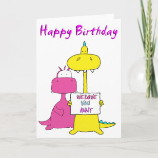alles Gute zum Geburtstagtante Karte