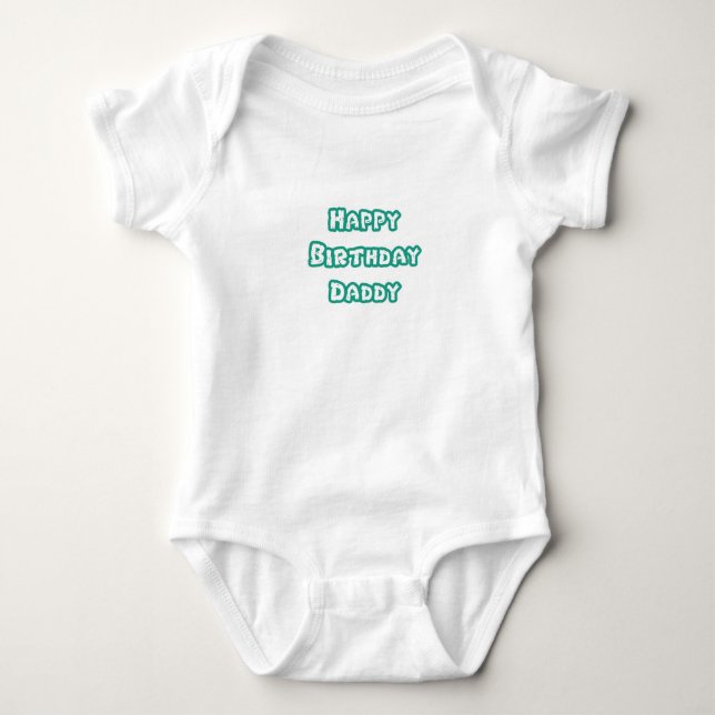 Alles- Gute zum Geburtstagvati Baby Strampler (Vorderseite)