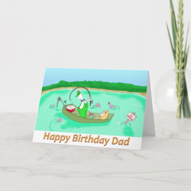 alles Gute zum Geburtstagvati Karte (Vorderseite)