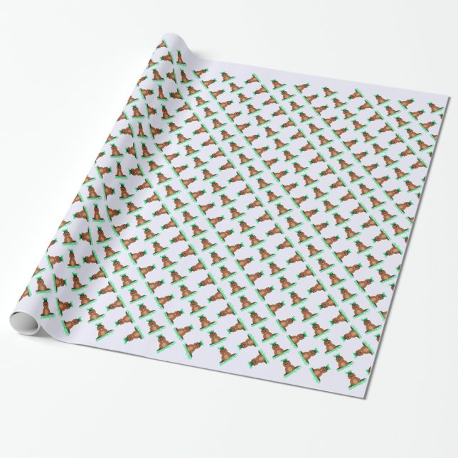 Alles Gute zum Groundhog Day! Geschenkpapier (Ungerollt)