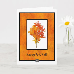 Alles Gute zum Herbst! Grußkarte Karte