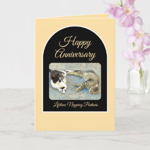Alles Gute zum Hochzeitstag an meinen Schlafpartne Karte