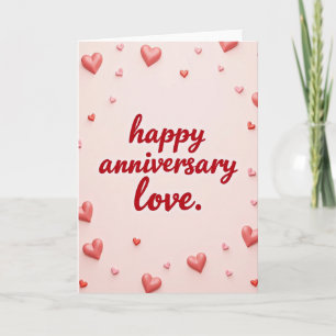Alles Gute zum Hochzeitstag Liebeskarte Karte