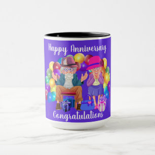 Alles Gute zum Jubiläum Herzlichen Glückwunsch Kaf Tasse