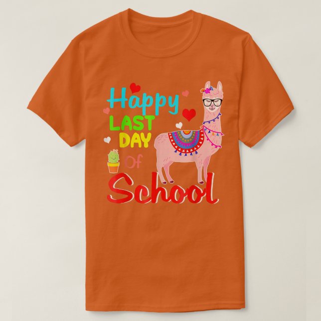 Alles Gute zum letzten Schullehrer oder Student T- T-Shirt (Design vorne)