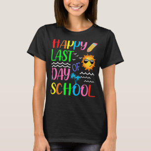 Alles Gute zum letzten Schullehrertag Jungen Kinde T-Shirt