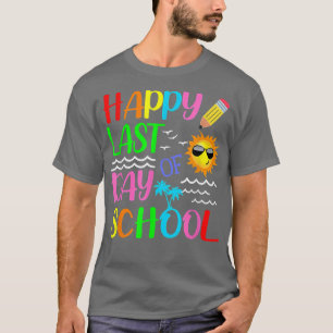 Alles Gute zum letzten Schullehrertag Jungen Kinde T-Shirt