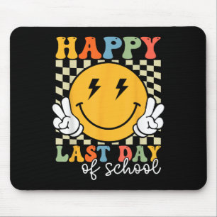 Alles Gute zum letzten Schultag Retro Groovy Schoo Mousepad