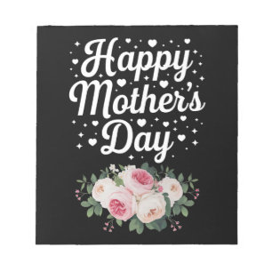 Alles Gute zum Muttertag Cute Floral Mama Oma Ehef Notizblock