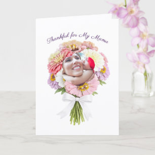 Alles Gute zum Muttertag Faith Floral Bouquet Foto Karte