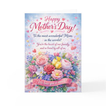 Alles Gute zum Muttertag Floralkarte