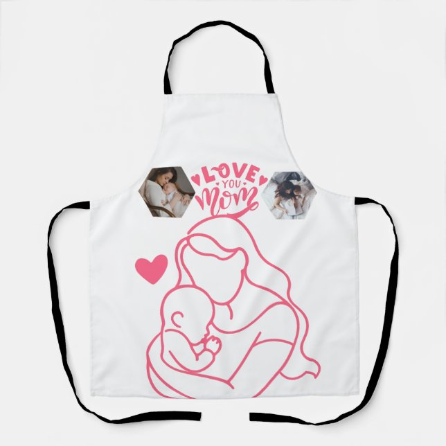 Alles Gute zum Muttertag. Schürze als Geschenk für (Vorderseite)