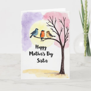 Alles Gute zum Muttertag Schwester Karte