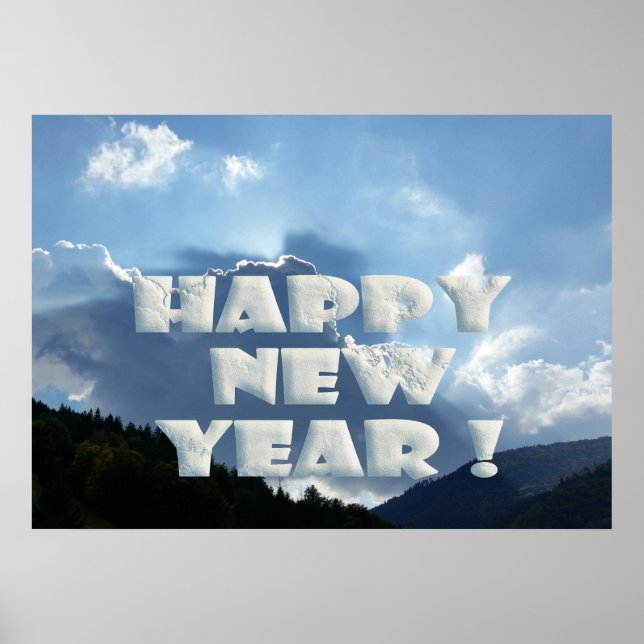 Alles Gute zum neuen Jahr! Poster (Vorne)