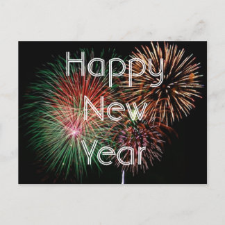 Alles Gute zum neuen Jahr! Postkarte