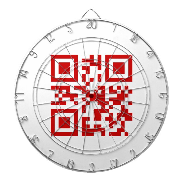 Alles Gute zum neuen Jahr! — QR-Code Dartscheibe (vorne)