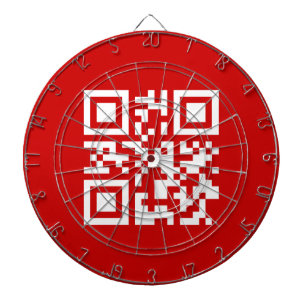 Alles Gute zum neuen Jahr! — QR-Code Dartscheibe