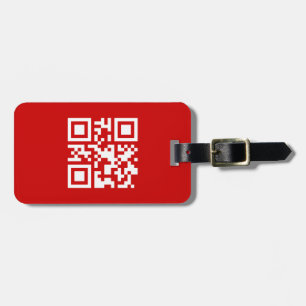 Alles Gute zum neuen Jahr! — QR-Code Gepäckanhänger