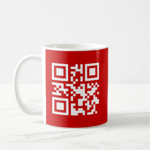Alles Gute zum neuen Jahr! — QR-Code Kaffeetasse