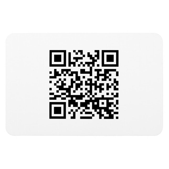 Alles Gute zum neuen Jahr! — QR-Code Magnet (Horizontal)