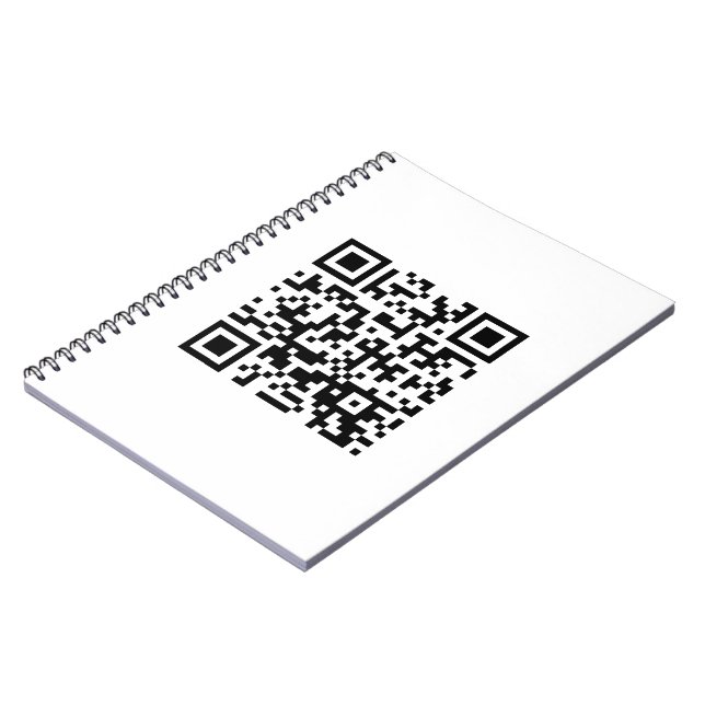 Alles Gute zum neuen Jahr! — QR-Code Notizblock (Linke Seite)
