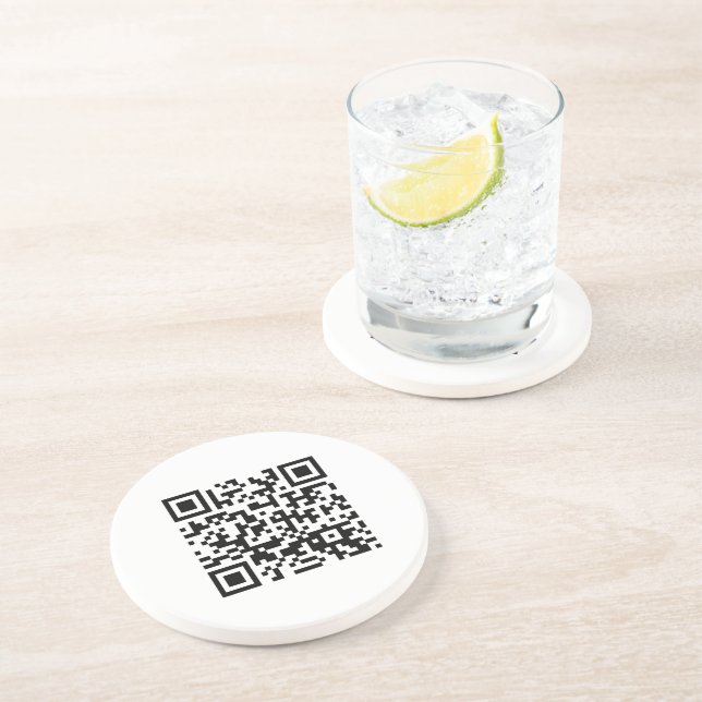 Alles Gute zum neuen Jahr! — QR-Code Untersetzer (Seite)