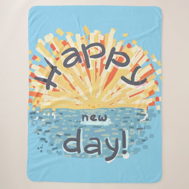 Alles Gute zum neuen Tag! Sherpadecke (Vorderseite)