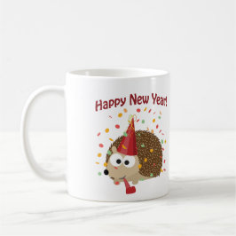 Alles Gute zum Neujahrsfest! Igel! Kaffeetasse