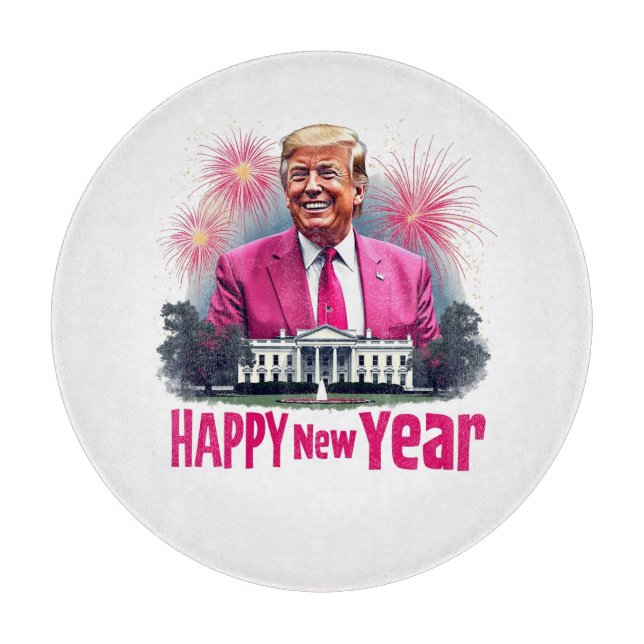 Alles Gute zum Neujahrstag der Amtseinführung Trum Schneidebrett (Vorderseite)