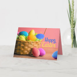 Alles Gute zum Ostern für alle, die einen farbenfr Feiertagskarte