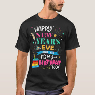Alles Gute zum Silvesterabend und Ja, es ist auch  T-Shirt