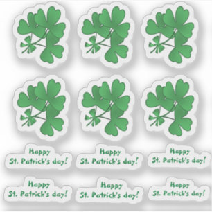 Alles Gute zum St. Patrick's Day! Aufkleber