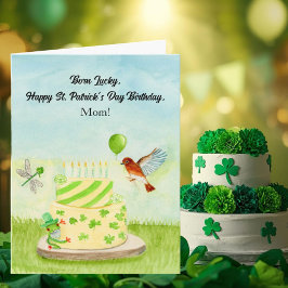 Alles Gute zum St. Patrick's Day Geburtstag, Mutti Karte