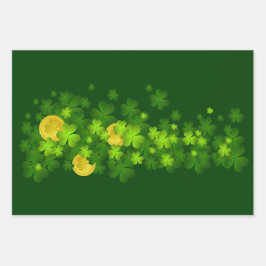 Alles Gute zum St. Patrick's Day. Geschenkpapier Set