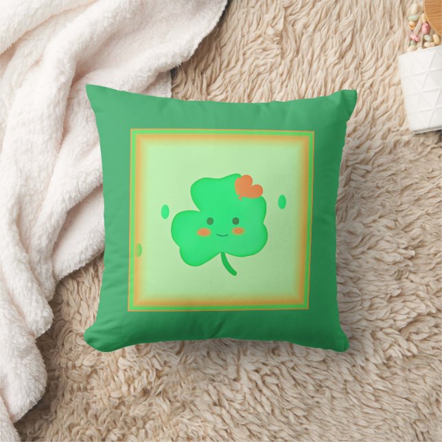 Alles Gute zum St. Patrick's Day. Jetzt kaufen Kissen (Decke)