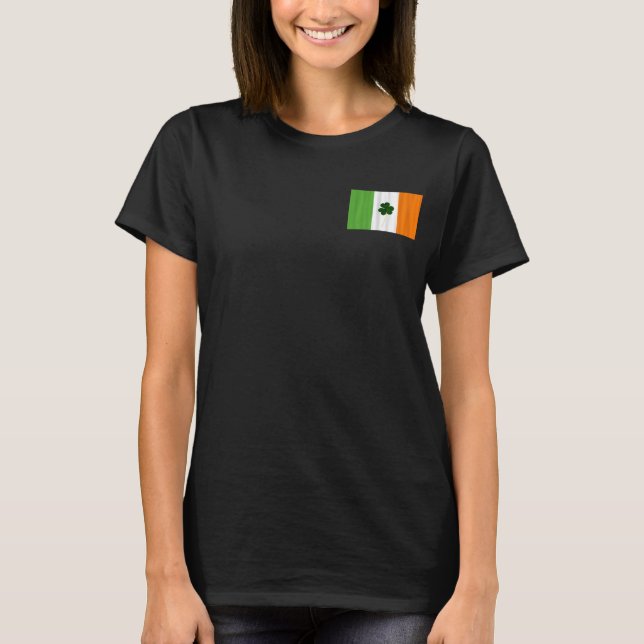 Alles Gute zum St. Patrick's Day! Kleeblatt Irish  T-Shirt (Vorderseite)