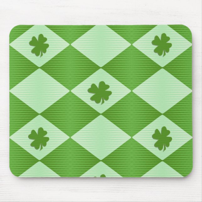 Alles Gute zum St. Patrick's Day. Mousepad (Vorne)
